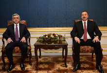 В Вене состоялась встреча Президента Армении Сержа Саргсяна и Президента Азербайджана Ильхама Алиева