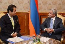 Президент принял заместителя Министра иностранных дел Японии по парламентским вопросам