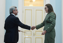 The newly appointed Ambassador of Denmark to Armenia presented his credentials to the President