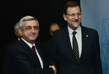 Նախագահը Վիլնյուսում հանդիպում է ունեցել Իսպանիայի վարչապետ Մարիանո Ռախոյի հետ
