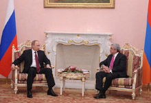 В резиденции Президента РА состоялись армяно-российские переговоры высокого уровня