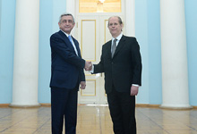 The newly appointed Ambassador of Italy to Armenia presented his credentials to the President