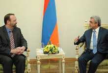 The newly appointed Ambassador of Canada to Armenia presented his credentials to the President