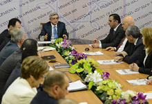 President Serzh Sargsyan held a meeting with the leadership of Ministry of Labor and Social Affairs