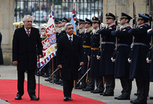 Президент Серж Саргсян в Праге встретился с Президентом Чехии Милошем Земаном