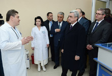 Рабочий визит Президента Сержа Саргсяна в Котайкскую область