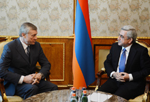 President Serzh Sargsyan received the Secretary General of CSTO
