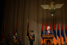 Речь Президента Сержа Саргсяна на 10-м юбилейном съезде Союза добровольцев «Еркрапа»