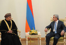 Նախագահին հավատարմագրերն է հանձնել Հայաստանում Օմանի նորանշանակ դեսպանը