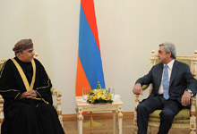Newly appointed Ambassador of Oman to Armenia presented his credentials to President