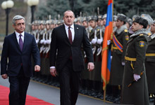 The President of Georgia Giorgi Margvelashvili concluded his official visit to Armenia