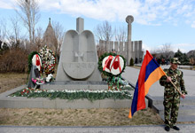 On behalf of the President a wreath was laid at Vazgen Sargsyan’s tomb