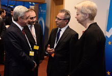 President Serzh Sargsyan held bilateral meetings in Dublin