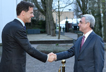 Рабочий визит Президента Сержа Саргсяна в Королевство Нидерландов