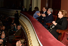 Նախագահը ներկա է գտնվել Համո Սահյանի 100-ամյակին նվիրված հոբելյանական հանդիսությանը