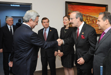President Serzh Sargsyan received US congressmen’s delegation