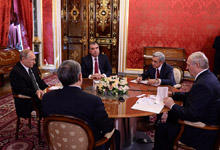 В Москве состоялась неформальная встреча президентов Армении, России, Беларуси, Кыргызстана и Таджикистана