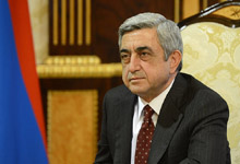 Նախագահ Սերժ Սարգսյանի շնորհավորական ուղերձը Հաղթանակի և խաղաղության տոնի առթիվ