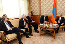 President Serzh Sargsyan received OSCE Minsk Group Co-Chairs 