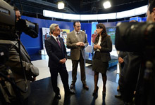 President Serzh Sargsyan visits Armenian Public TV Company