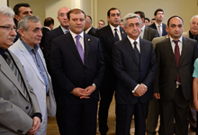 President attends presentation of Vrezh Israyelyan’s book “Sooner or Later” 