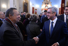 President Serzh Sargsyan meets representatives of Armenian community of Uruguay
