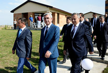 
Президент в Араратской области присутствовал на церемонии освящения церкви Св. Богородицы