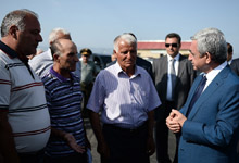 President Serzh Sargsyan visits Gegharkunik marz