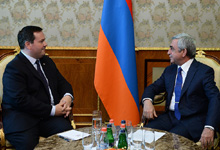 Նախագահն ընդունել է Կանադայի աշխատանքի և սոցիալական զարգացման նախարար Ջեյսոն Քենիին