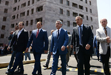 President attended opening ceremony of multifunctional multi-unit apartment building built within public housing construction program