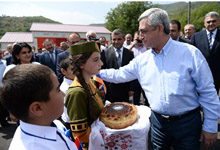 Նախագահ Սերժ Սարգսյանի աշխատանքային այցը Լեռնային Ղարաբաղի Հանրապետություն