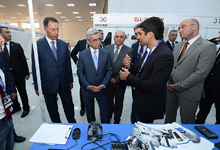 Президент Серж Саргсян посетил выставочный форум «Армения Экспо 2014»