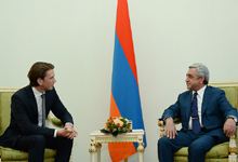 Президент принял Министра иностранных дел Австрии Себастьяна Курца