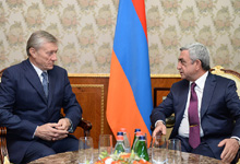 Նախագահն ընդունել է ՀԱՊԿ գլխավոր քարտուղար Նիկոլայ Բորդյուժային