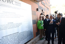 President Serzh Sargsyan takes part in opening of Dilijan International School