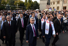 Президент принял участие в ряде мероприятий, состоявшихся в рамках празднества «Эребуни-Ереван-2796»