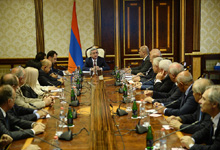 President holds consultation with RA Minster of Education and Science and rectors of state HEIs