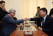 Serzh Sargsyan takes part in opening of conference “Chess in Schools”