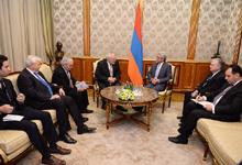 President Serzh Sargsyan receives OSCE Minsk Group Co-Chairs 