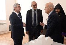 
President Serzh Sargsyan makes working visit to Shirak and Lori marzes