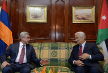 President meets Jordanian Prime Minister Abdallah Ensour