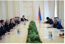 President receives delegation headed by Co-Chair of Armenian-Russian Inter-Parliamentary Commission Nikolai Ryzhkov