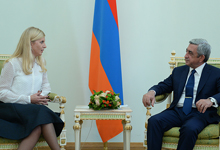 Президенту вручила верительные грамоты новоназначенный посол Словении в Армении