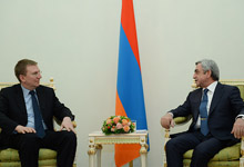 
President receives Latvian foreign minister Edgars Rinkevics