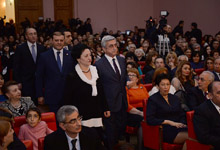 President participates in event dedicated to foundation of Nork-Marash Medical Centre