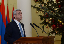 От имени Президента организован праздничный прием для представителей бизнес-сообщества Армении