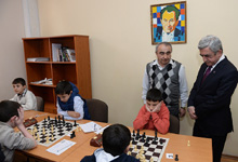 ՀՀ Նախագահ, Հայաստանի շախմատի ֆեդերացիայի նախագահ Սերժ Սարգսյանը դիտել է Անդրանիկ Մարգարյանին նվիրված հուշամրցաշարը