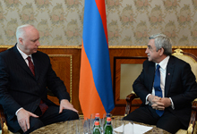 President Serzh Sargsyan receives Head of RF Investigative Committee Alexander Bastrykin