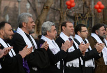 Նախագահը մասնակցել է Ս. Սարգսի տոնը Երիտասարդների օրհնության օր հռչակման առթիվ տոնակատարությանը