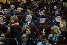 Serzh Sargsyan attends premiere of Turkish film director Fatih Akin’s movie “The Cut”